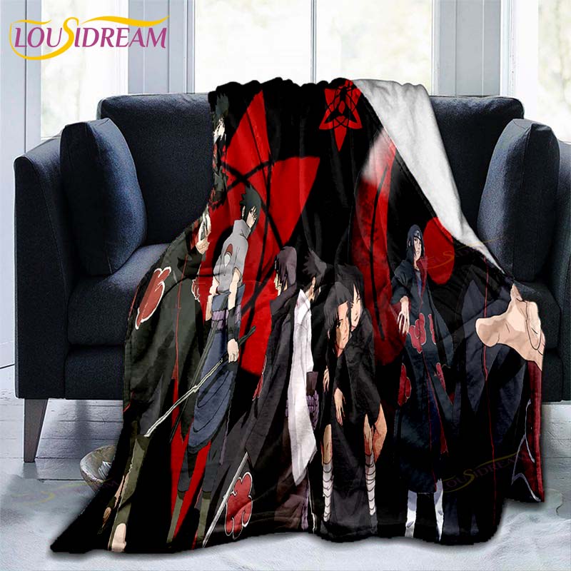 Одеяло с рисунком Наруто, пододеяльник для дивана, дорожное постельное белье, фланелевое одеяло, покрывало