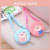 Round Cute Puffpig Creative Plush Purse Girl Backpack Decorative Gift Pendant