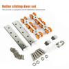 2 PCS Easy To Use Sliding Door Kit External Rail Sliding Casters  Wide Applications