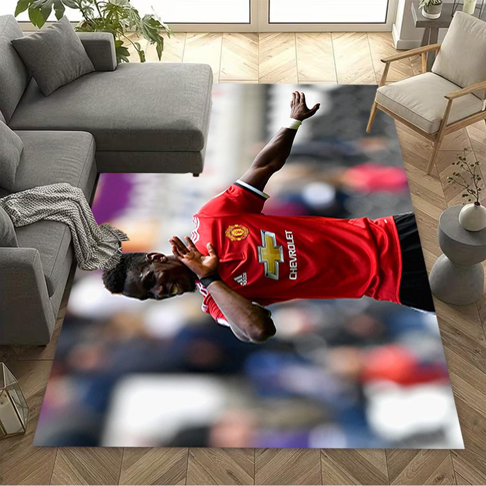 Pogba's Back Action Carpet Suitable for Balcony Bedrooms Dining Room Hallway Antislip Carpet Anime Office Decor Spiritual Gift