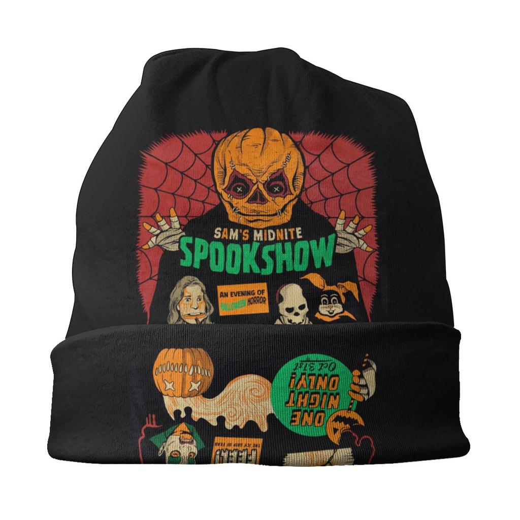 Шапочки ужасов на Хэллоуин из фильма Черепа, унисекс, женская зимняя напускная шапка-бини, комедийная шапка Trick R Treat Sam, вязаная шапка для лыж