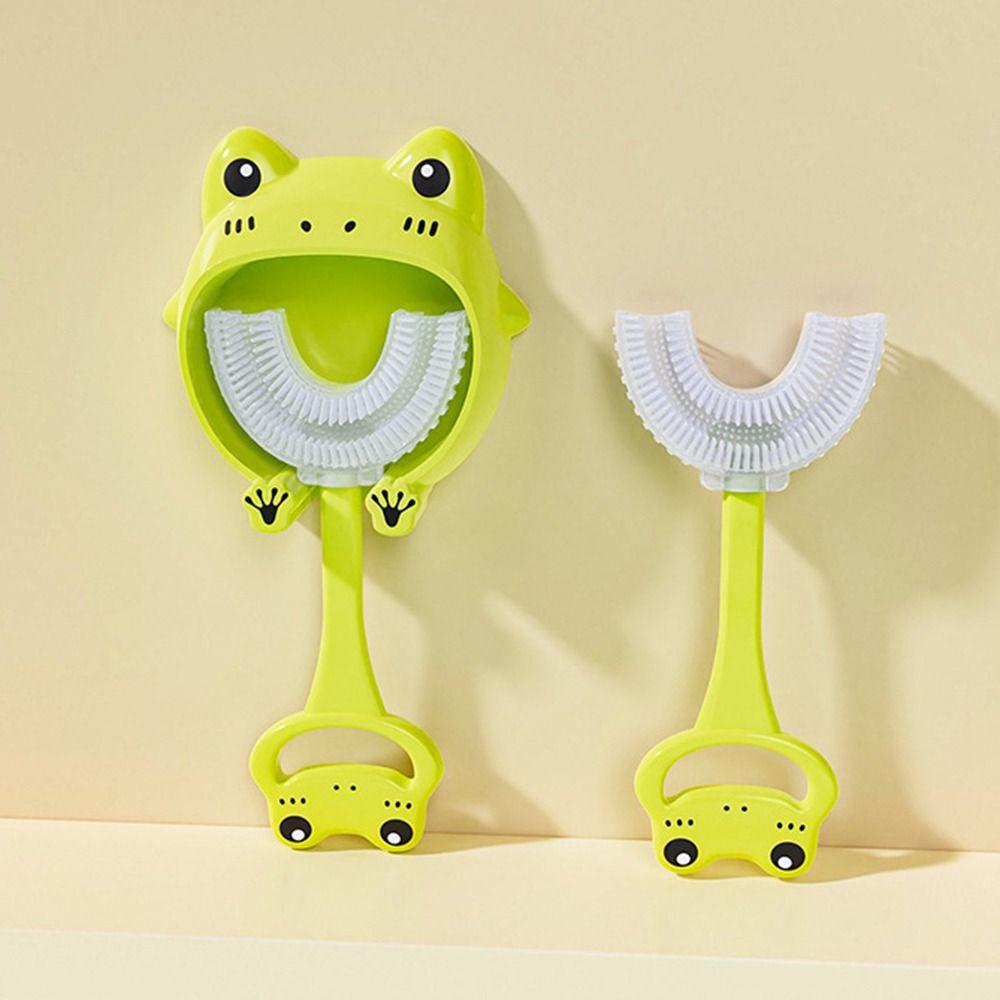 Чистка зубов Силиконовый Уход за полостью рта Зубная щетка Щетка для чистки зубов Чистка Щетка U-образная зубная щетка