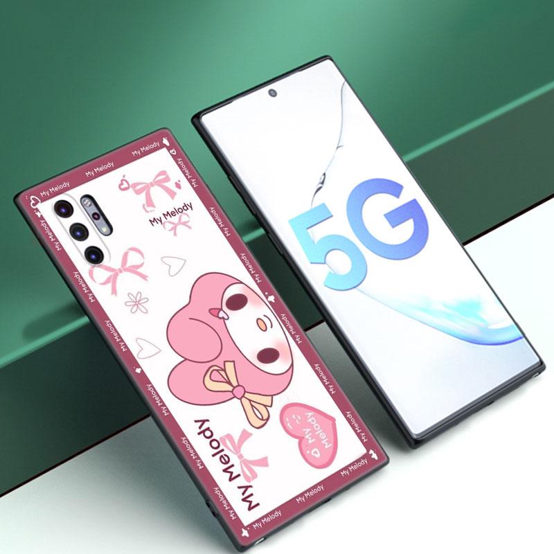 Чехол для телефона Kuromi Melody для Samsung Note 10 Lite 20 Ultra M04 M13 M32 4G M14 M33 M34 M42 M52 M53 M54 M55 5G M11 M12 M21 M31 M51