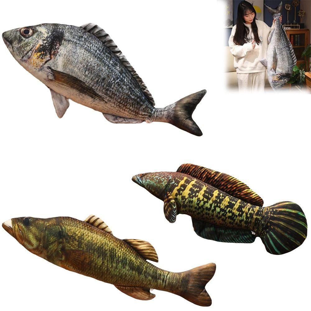 Realistic Stuffed Animal Pillow 40/60cm Carp Plush Pillow Simulation Fish Plush Toy Birthday Gifts