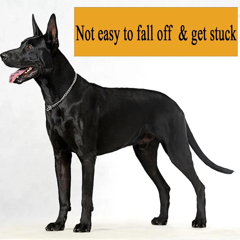 Stainless Steel Slip Chain Collar Pet P Snake Chain Collar Dog Choke Adjustable Dog Training Choke Pitpull Collar For Bulldog