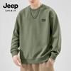 Мужской пуловер-свитшот JEEP SPIRIT из плотного материала с круглым вырезом