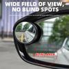 Автомобильные широкоугольные дождевые козырьки Маленькие круглые зеркала для Ford Mustang BA Shelby SYNus King GTX1 Ka Fusion Focus F-150 Transit Ranger