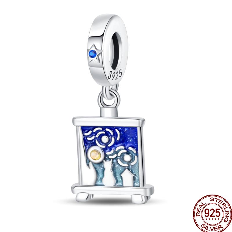 Медь Таро Звезда Луна Солнце Крест Библия Святое Благословение Амулет Бусины Подходят 3 мм Пан Оригинальный Браслет Сделай сам Подарок