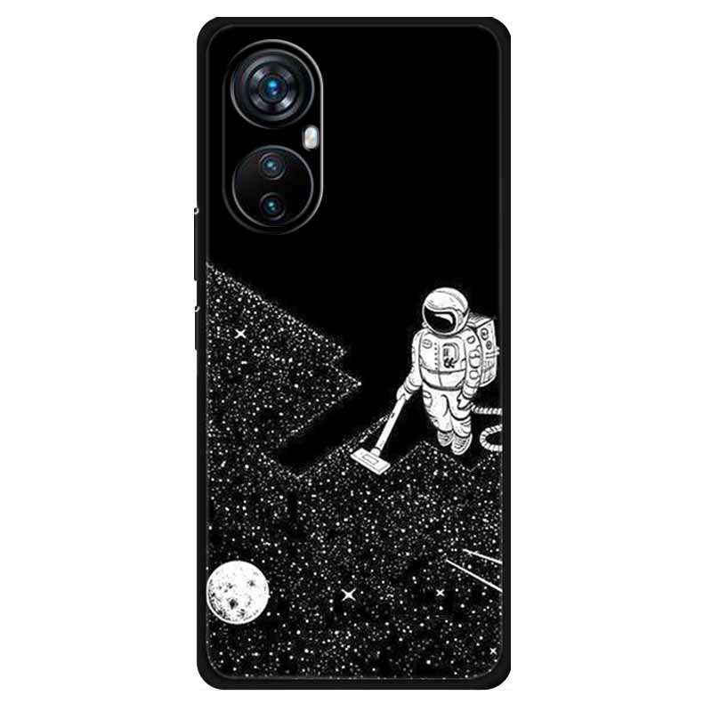 Чехол для Blackview A200 Pro Модный Силиконовый Черный Окрашенный ТПУ Мягкий Чехол для Телефона для Blackview A 200 Pro 6.67 Защитный A200Pro