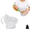 DEEYOTA Meal Assistance Meal No Tipping Suction Cup Easy To Prevents Nursing Care Auxiliary Support Device Tableware, Anti-Slip Bowl, Bowl,