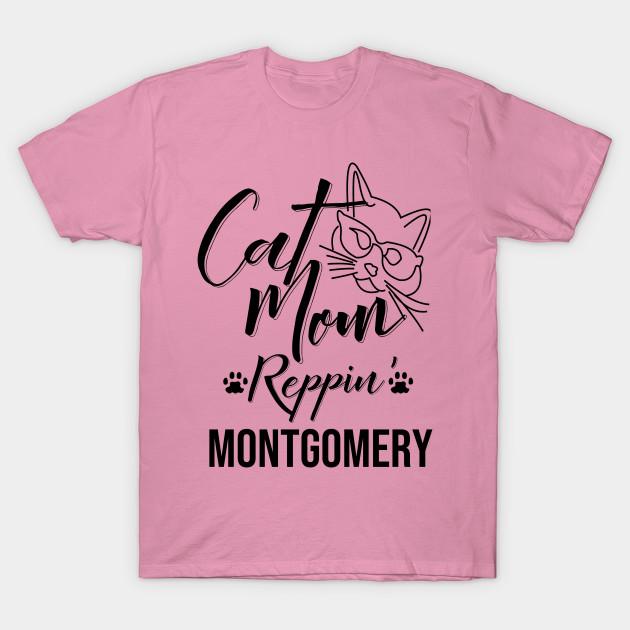 T Shirt Women Cat Mom Reppin Montgomery Harajuku Print Kawaii Tshirt Summer Short Sleeve Female T-Shirt Top Tee