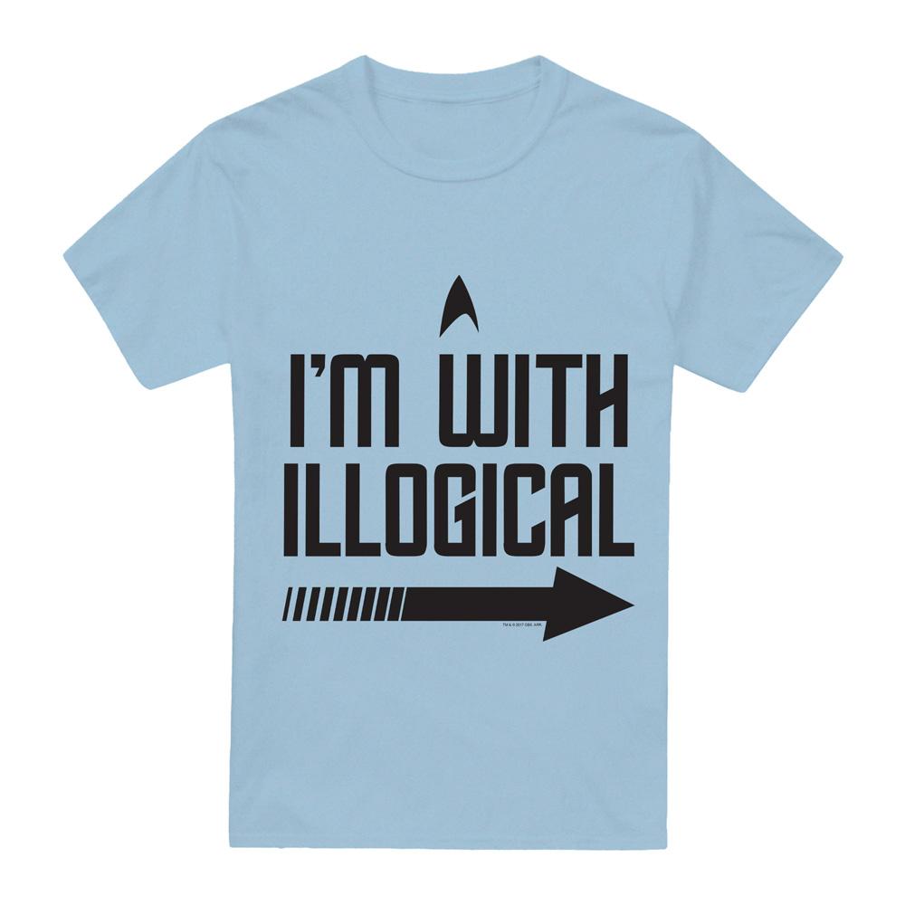 Star Trek Mens With Illogical T-Shirt