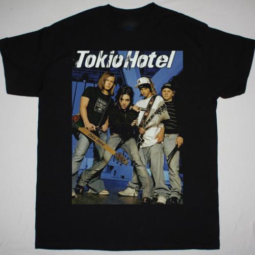 Футболка Tokio Hotel с коротким рукавом Черная Унисекс Футболка