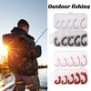 50Pcs Fishhook with Storage Box Rustproof Corrosion Resistant Easy To Use Barbed Carp Fishing Hook Outdoor Fishing Gear