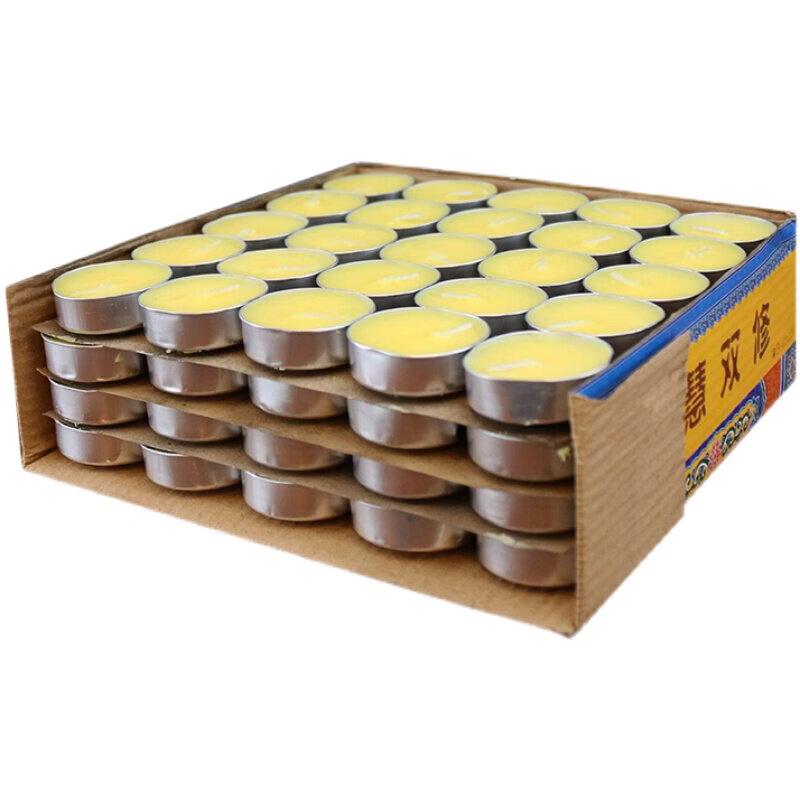 LIEI Ghee Butter Lamp Candles, 100-Pack