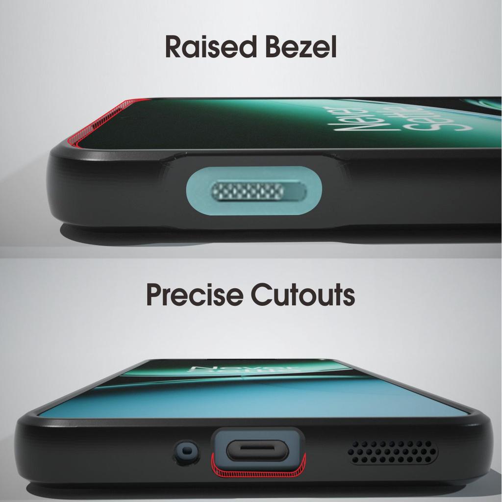 (В комплекте ремешок на запястье)Чехол IBMRS для OnePlus Nord 4, полупрозрачный матовый чехол Slim Fit, ударопрочный защитный чехол - черный камуфляж