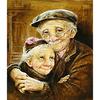 Old Couple DIY 5D Diamond Painting Full Round Resin Rhinestones Mosaic Cartoon Diamond Embroidery Cross Stitch Home Decor Gift