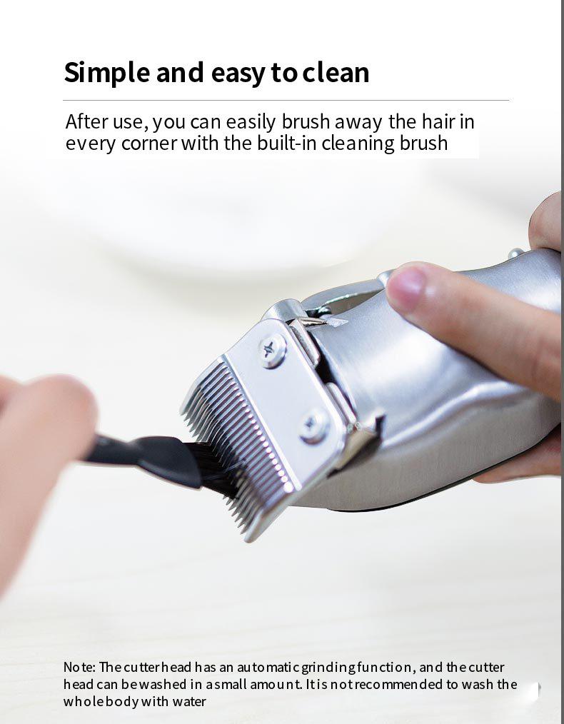 Universal Rechargeable Hair Clipper with LCD Display for Bald Head and Sculpting