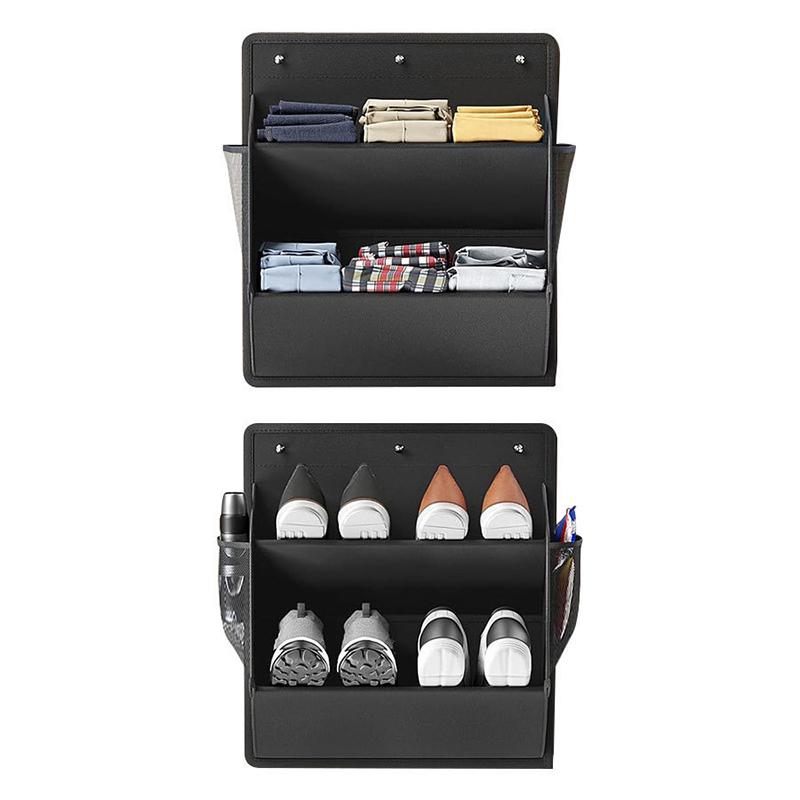 Rv Shoe Storage With Adhesive Tape Door Shoe Rack With Large Deep Pockets Suitable For Campers Narrow Space Wardrobe Storage