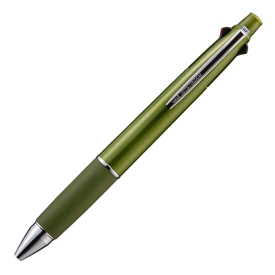 Многофункциональная ручка uni-ball JETSTREAM 4&1, 0,5 мм, оливково-зеленая (MSXE510005.7)