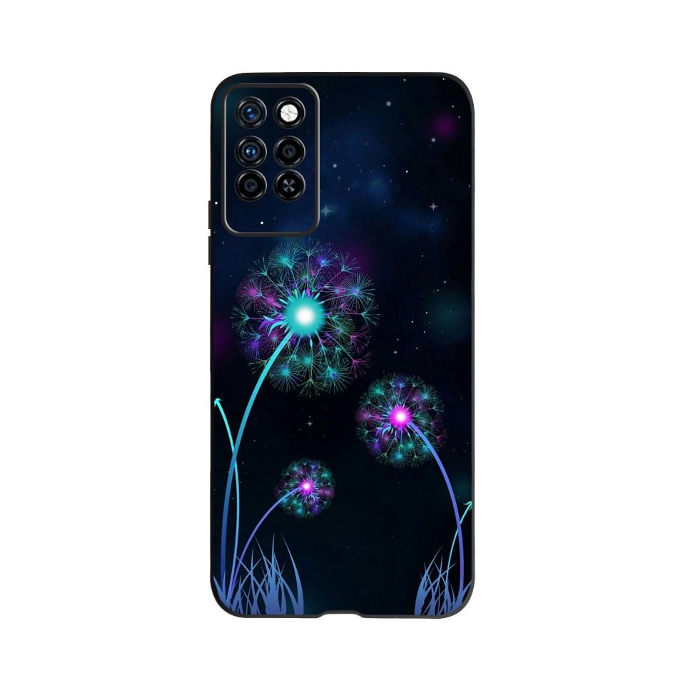 Милый Чехол Для Infinix Note 10 Pro NFC X695C X695 Чехол Для Телефона Черный Силикон Мягкий Чехол Для Infinix Note 10 Funda Note10 Pro 6.95"