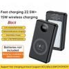 Быстрая зарядка 22,5 В Беспроводная зарядка 15 В Power Bank Держатель для аккумуляторов С кемпинговой лампой 6*18650 0 мАч Корпус Power Bank Самодельный Корпус
