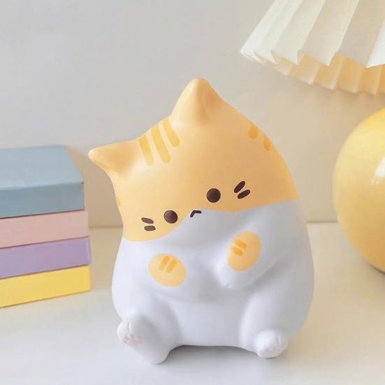 Игрушка-кот для снятия стресса, мультяшный, мягкая, эластичная, толстый котенок, сжимаемая игрушка, для расслабления, снижения тревожности, животное, сенсорная игрушка, сувениры для вечеринки