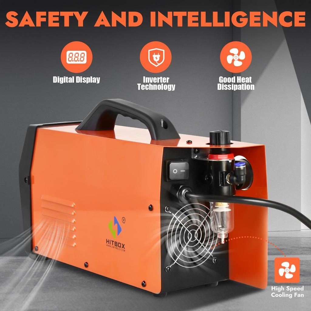HITBOX HBC5500 55A плазменный резак IGBT инверторный металлоплазменный резак с высокочастотным контактным зажиганием плазменный сварочный аппарат 220 В максимальная толщина резки 21 мм
