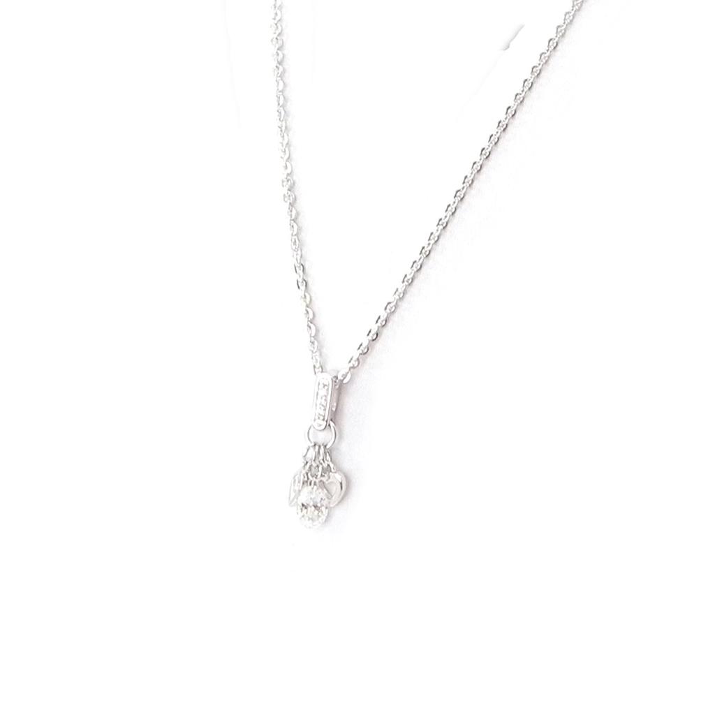 Altesse [I3161] - Белое серебряное колье «Скарлетт»