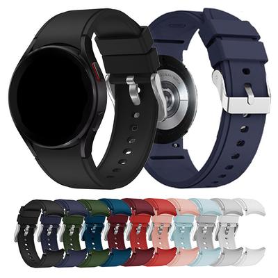 Силиконовый ремешок для Samsung Galaxy Watch 5 Pro 45 мм/4 Classic 46 мм 42 мм, ремешок для умных часов Galaxy Watch 7/6/5/4 40 мм 44 мм