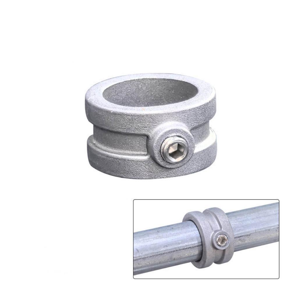 1\2''/3\4" Frame Fasteners Aluminum Alloy Steel Circular Pipe Connector Steel Tube Shelf
