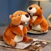 Lifelike Beaver Plush Toys PP Cotton Animals Cartoon Funny Dolls  Decorate Present