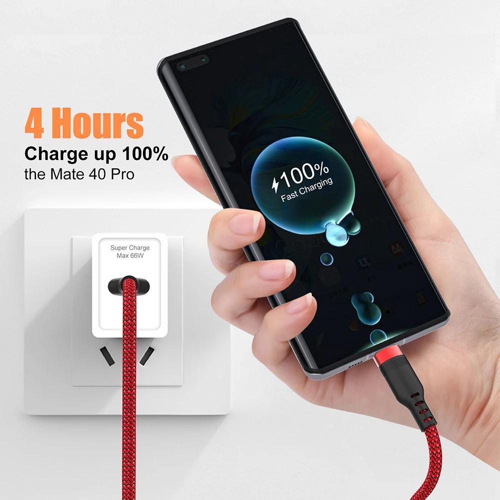 6A USB TYPE C USB-кабель для быстрой зарядки 3 м 5 метров USB C удлинительный зарядный кабель для Samsung Xiaomi OPPO OnePlus