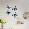 4pcs Metal Butterfly Wall Decor,Hanging Decoration Craft Outdoor Indoor Decorative