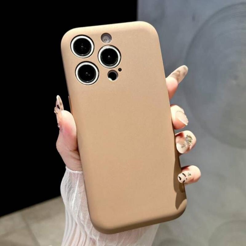 Матовый жидкий силиконовый чехол для телефона в форме мыла для iPhone 16 15 14 Plus 13 12 Pro Max 11, простой противоударный чехол