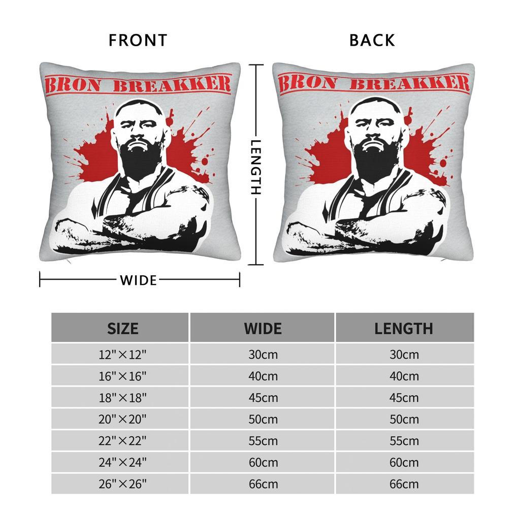 Pillow Case Bron Breakker Badass Soft Pillow Cover For Living Room Chair Morden Pillowcases