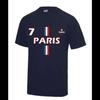Paris Men's Navy Blue Football Shirt - - Blue