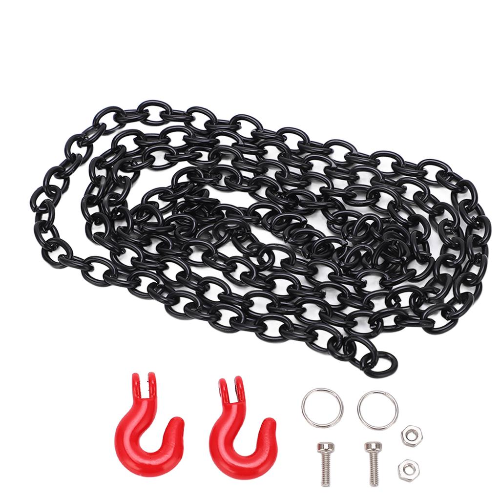 RC Car Metal Tow Hook Chain Decoration Climbing Remote Control Car Accessories for SCX10