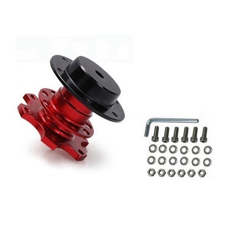 Auto Car Universal Racing Steering Wheel Quick Release Hub Adapter Snap Off Boss Kit