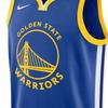 Nike Мужская майка Warriors Yunhua, приталенная, без рукавов, быстросохнущая, прямого кроя, синяя DN2136-495