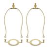 Pack of 2 Lamp Shade Harp Holder Support Bracket Set Lamp Part Light Accessory Hardware Texture for E26 Light Bases