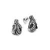 Punk Charm Dragon Claw Black/Red Stone Earrings For Men Women  Stainless Steel Dragon Claw Earrings Party Jewelry Gifts