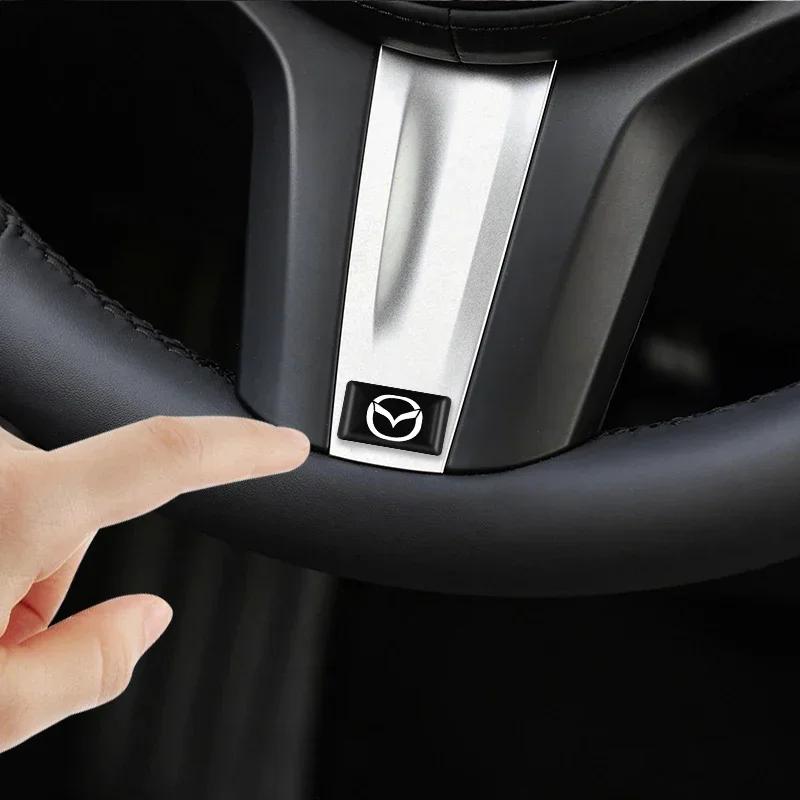 5/10 ШТ. 3D Эпоксидные Наклейки-Значки Стиль Автомобиля Для Mazda 3 6 Atenza Axela Demio CX3 CX5 MP MS RX8 Логотип Автомобиля Товар Аксессуары