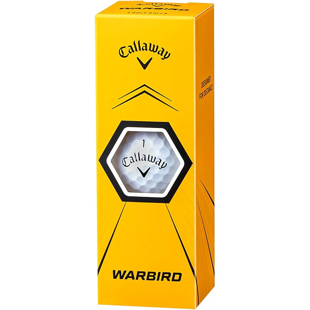 Мячи для гольфа Callaway Warbird 2021, упаковка 12 шт., 2-компонентные, белые