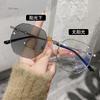 Luxury Fashion Photochromic Myopia Glasses Outdoor Color Changing Sunglasses Unisex Trendy Minus Prescription Diopter Eyeglasses