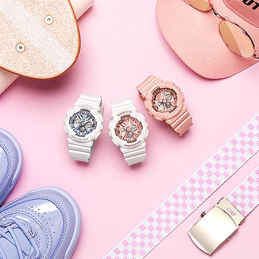 Casio Мужские Аналоговые Кварцевые Часы BA-130-7A2 из Смолы, Водонепроницаемые до 100 м, Ударопрочные