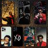 Чехол для телефона The Weeknd XO Певец Для iPhone 16,15,14,13,12,11 Plus,Pro Max,XS,X,XR,SE,Mini,8,7, Мягкий Силиконовый Черный Чехол