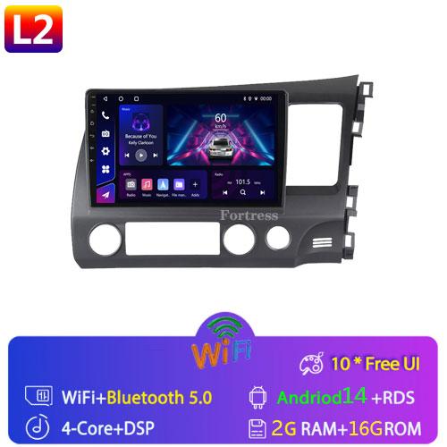 Android Car Radio Multimedia для Honda Civic RHD 2005 - 2012 Мультимедийный проигрыватель 2 Din Правый руль Навигация GPS Carplay DVD