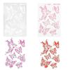 3PCS Butterfly Stencils for Wall Painting DIY Scrapbooking Photo Album Paper Card Making Craft Decorative Embossing Template