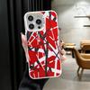 Ударопрочный чехол для телефона с графикой Эдди Ван Халена для iPhone 17 Air 16 16E 15 Pro Max 14 Plus 13 Mini 12, задняя крышка, защита от падения